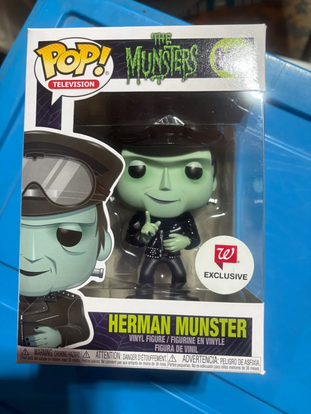 Funko pop Herman Munster , walgreen exclusive biker Herman - Picture 1 of 6